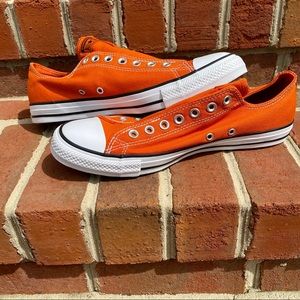 NEW Size 12 Orange Slip-on Converse All Stars